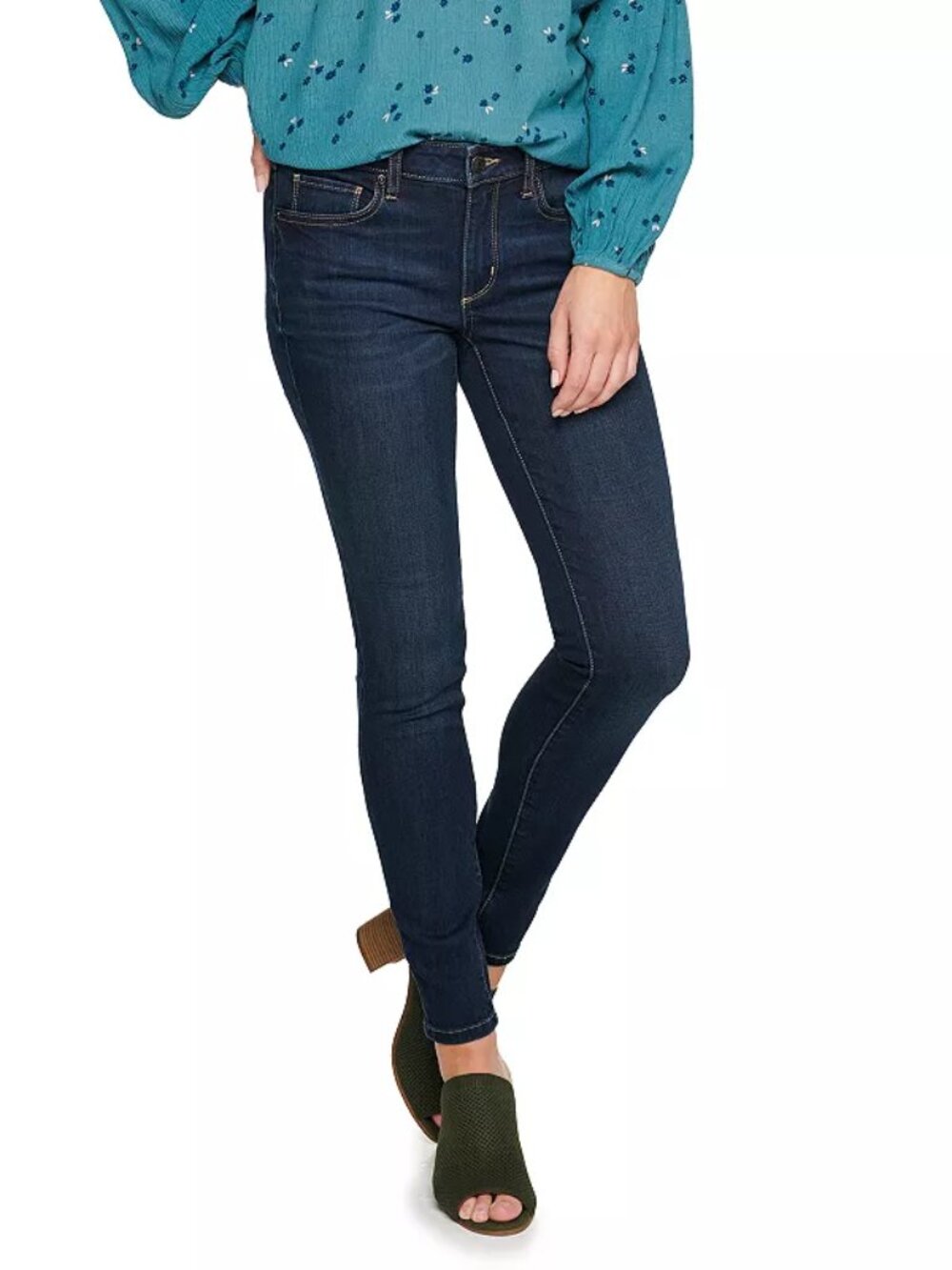 Women's Sonoma Goods For Life Midrise Skinny Jeans - Eastin - 4 Short - NWOT